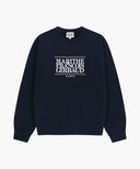 CLASSIC LOGO EMBROIDERY SWEATSHIRT IN NAVY image 6