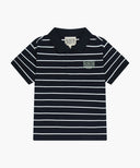 KIDS SMALL CLASSIC LOGO PK TEE IN NAVY image 6