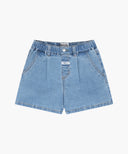 KIDS W DENIM SHORTS IN BLUE image 6