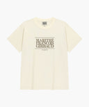 CLASSIC LOGO TEE IN CREAM image 6