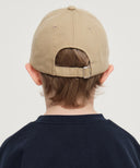 KIDS BEAR CLASSIC LOGO BALL CAP IN BEIGE image 6