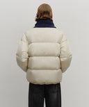 FUZZY SOLID KNIT MUFFLER IN NAVY image 6