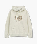 CLASSIC LOGO EMBROIDERY HOODIE (BRUSHED) IN OATMEAL
