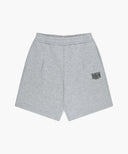 KIDS CLASSIC LOGO BERMUDA ONE TUCK SWEAT SHORTS IN HEATHER GREY image 6