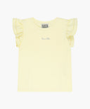 KIDS W LACE FRILL SLEEVELESS IN LIGHT YELLOW image 6