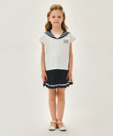 KIDS SAILOR AEROCOOL TEE IN WHITE image 6