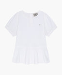 KIDS W PEPLUM BLOUSE IN WHITE image 6