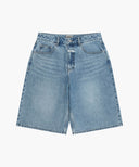 M BERMUDA DENIM PANTS IN LIGHT BLUE image 12