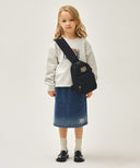 KIDS BEAR CLASSIC LOGO 2WAY SLING BAG IN BLACK image 6