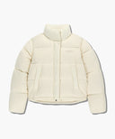 W BASIC CROP DOWN JACKET IN IVORY image 6