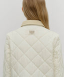 W DETACHABLE QUILTING JACKET IN IVORY image 8