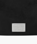 CLASSIC LOGO ROUND SUEDE SHOULDER BAG IN BLACK image 6