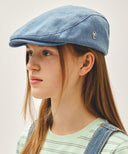 CIRCLE LOGO HUNTING CAP IN BLUE image 6