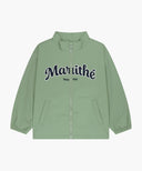 KIDS LETTERING LOGO WINDBREAKER IN KHAKI image 6