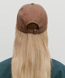 REGULAR LOGO BRUSHED COTTON COVERED CAP IN BROWN image 6