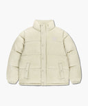 CLASSIC LOGO DOWN JACKET IN LIGHT BEIGE image 6