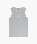 W RIBBON CLASSIC LOGO SLEEVELESS IN HEATHER GREY image 6