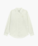 W PATTERN SHEER SHIRT IN IVORY image 16