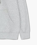 CLASSIC LOGO HOODIE IN LIGHT HEATHER GREY image 6