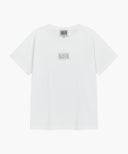 W SMALL CLASSIC LOGO TEE IN WHITE image 6