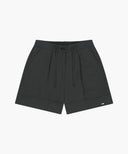 W EASY LINEN SHORTS IN CHARCOAL GREY image 6