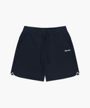 W LACE DETAIL SWEAT SHORTS IN NAVY image 6
