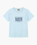 W CLASSIC LOGO TEE IN ICE BLUE image 6