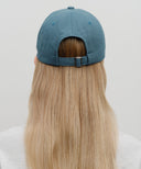 LETTERING LOGO BALL CAP IN STONE BLUE image 6