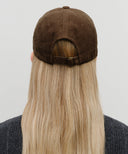 CORDUROY CLASSIC LOGO CAP IN BROWN image 6