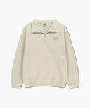 CLASSIC LOGO HALF NECK FLEECE SWEATSHIRT IN IVORY image 6