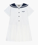 KIDS W SAILOR MARINE DRESS IN WHITE image 6
