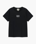 W SMALL CLASSIC LOGO TEE IN BLACK image 6