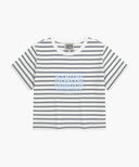 W CLASSIC LOGO CROP TEE IN DARK NAVY image 6