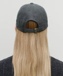 CORDUROY CLASSIC LOGO CAP IN CHARCOAL GREY image 6