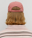 DOODLE TYPO 5PANEL COVERED CAP IN DARK PINK image 6
