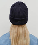 DOODLE BEAR BEANIE IN NAVY image 6