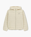 CLASSIC LOGO HOODED LIGHT DOWN JACKET IN IVORY image 6