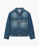 DENIM TRUCKER JACKET IN BLUE image 6