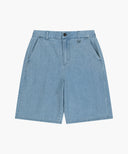 M MARINE DENIM EASY SHORTS IN LIGHT BLUE image 6