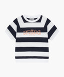KIDS RAGLAN SHORT SLEEVE SWEATSHIRT IN STRIPE image 6