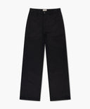 W COTTON CURVED LINE PANTS IN BLACK image 6