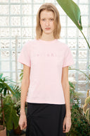 STICKER GRAPHIC LOGO TOP IN PINK image 20