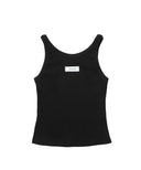 BACK DETAIL SIGNATURE SLEEVELESS IN BLACK