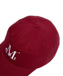 MUCENT BALL CAP IN BURGUNDY