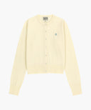 W BASIC KNIT CARDIGAN SETUP IN IVORY image 7