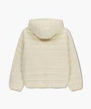 CLASSIC LOGO HOODED LIGHT DOWN JACKET IN IVORY image 7