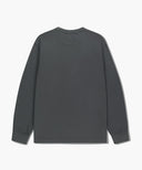 CLASSIC LOGO LONG SLEEVE IN CHARCOAL GREY image 7