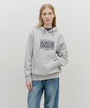 CLASSIC LOGO HOODIE IN LIGHT HEATHER GREY
