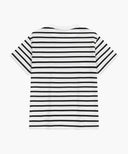 SMALL REGULAR LOGO TEE IN CHARCOAL GREY image 7