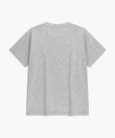 CLASSIC LOGO TEE IN HEATHER GREY image 7